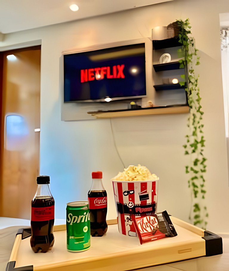 Apê Completo I Wi-Fi e A/C