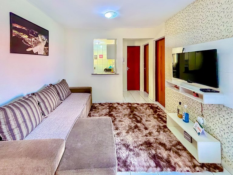 Apê Aconchegante I Wi-Fi e A/C