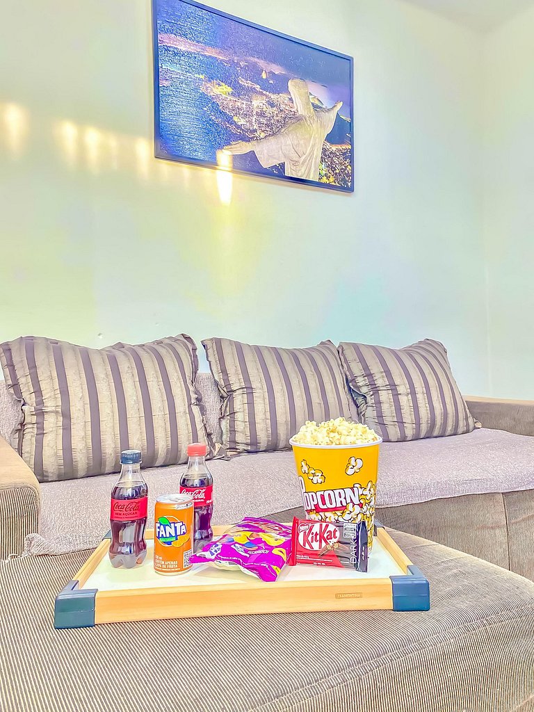 Apê Aconchegante I Wi-Fi e A/C