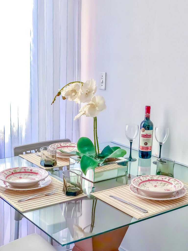 Apê Aconchegante I Wi-Fi e A/C