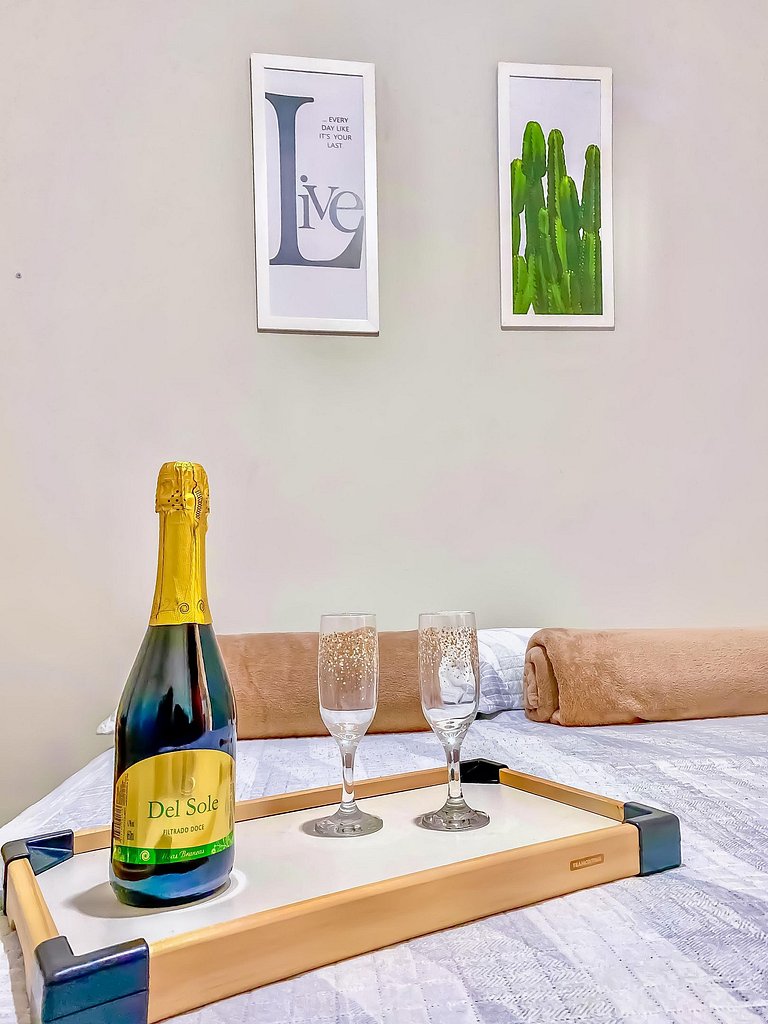 Apê Aconchegante I Wi-Fi e A/C