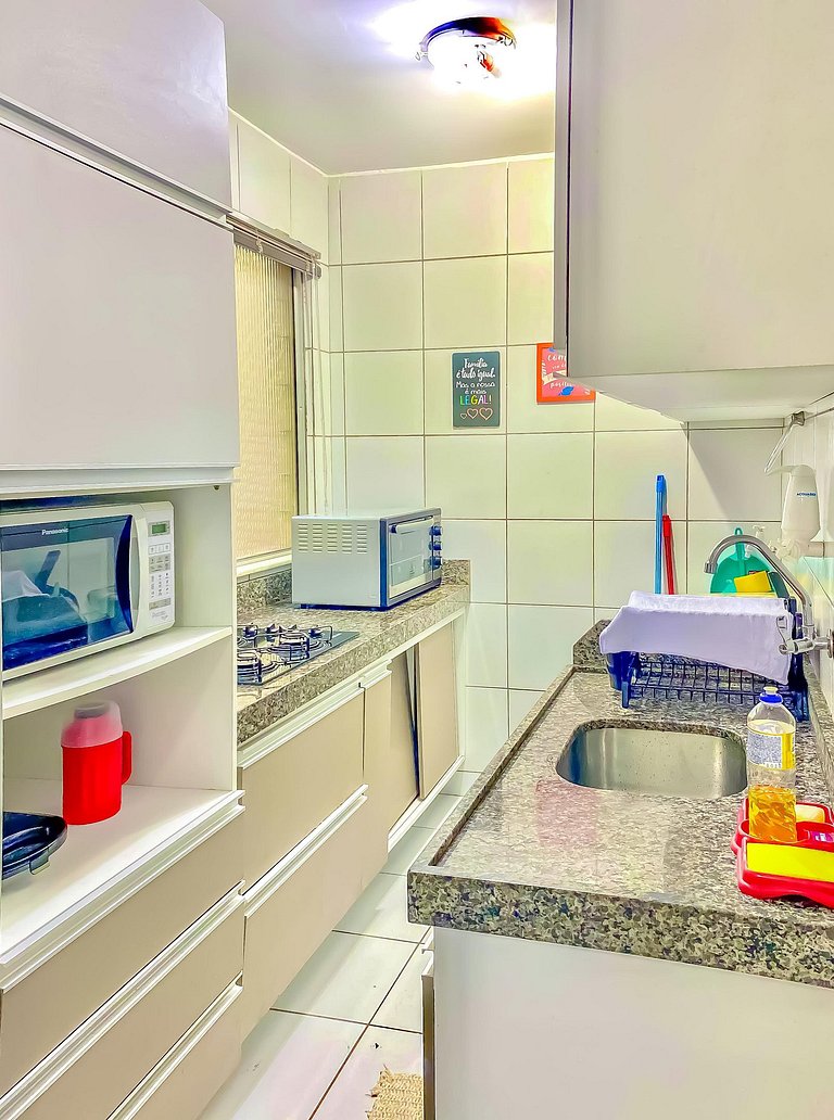 Apê Aconchegante I Wi-Fi e A/C