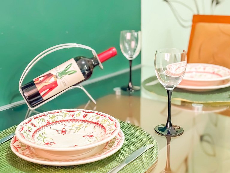 Apê Elegante I Wi-Fi e A/C