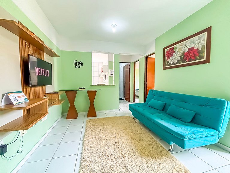 Apê Elegante I Wi-Fi e A/C