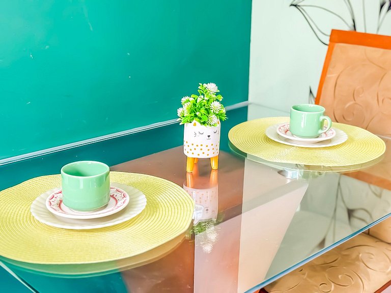 Apê Elegante I Wi-Fi e A/C