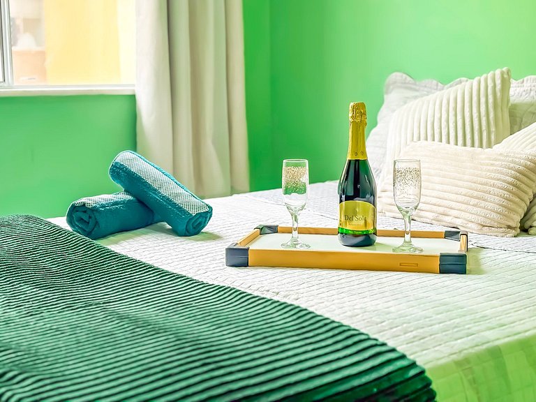 Apê Elegante I Wi-Fi e A/C