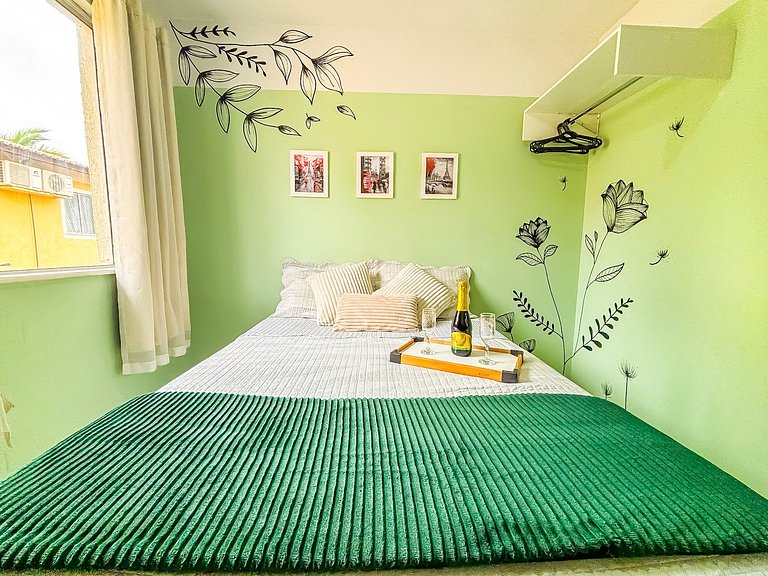 Apê Elegante I Wi-Fi e A/C