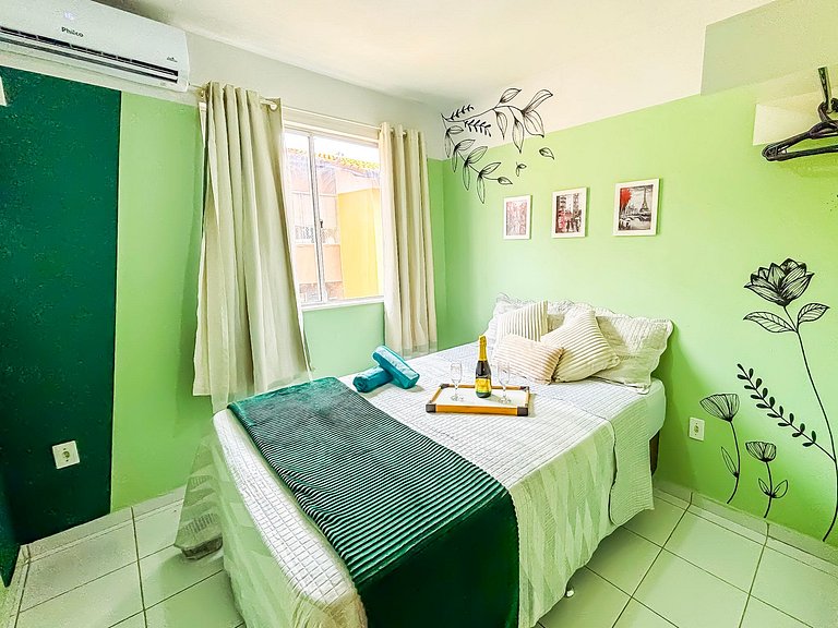 Apê Elegante I Wi-Fi e A/C