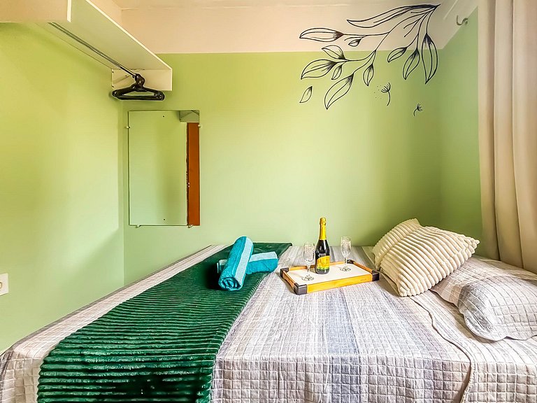 Apê Elegante I Wi-Fi e A/C