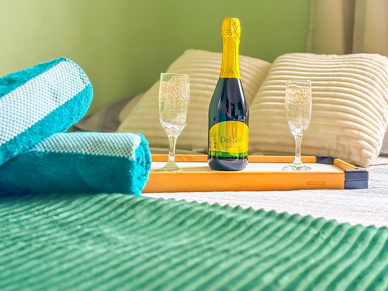 Apê Elegante I Wi-Fi e A/C