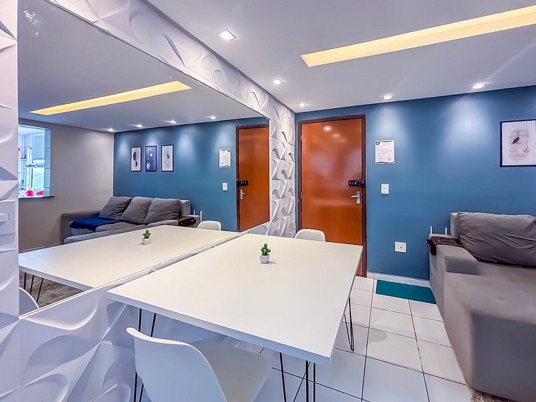 Apê Completo I Wi-Fi e A/C