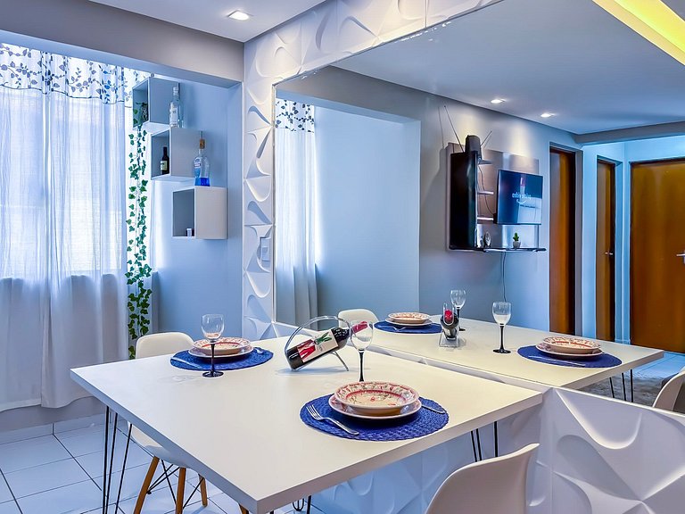 Apê Completo I Wi-Fi e A/C