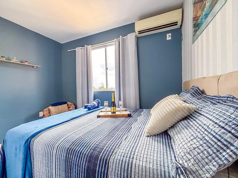 Apê Completo I Wi-Fi e A/C