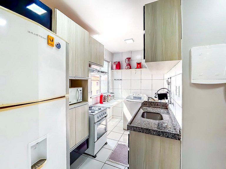 Apê Completo I Wi-Fi e A/C