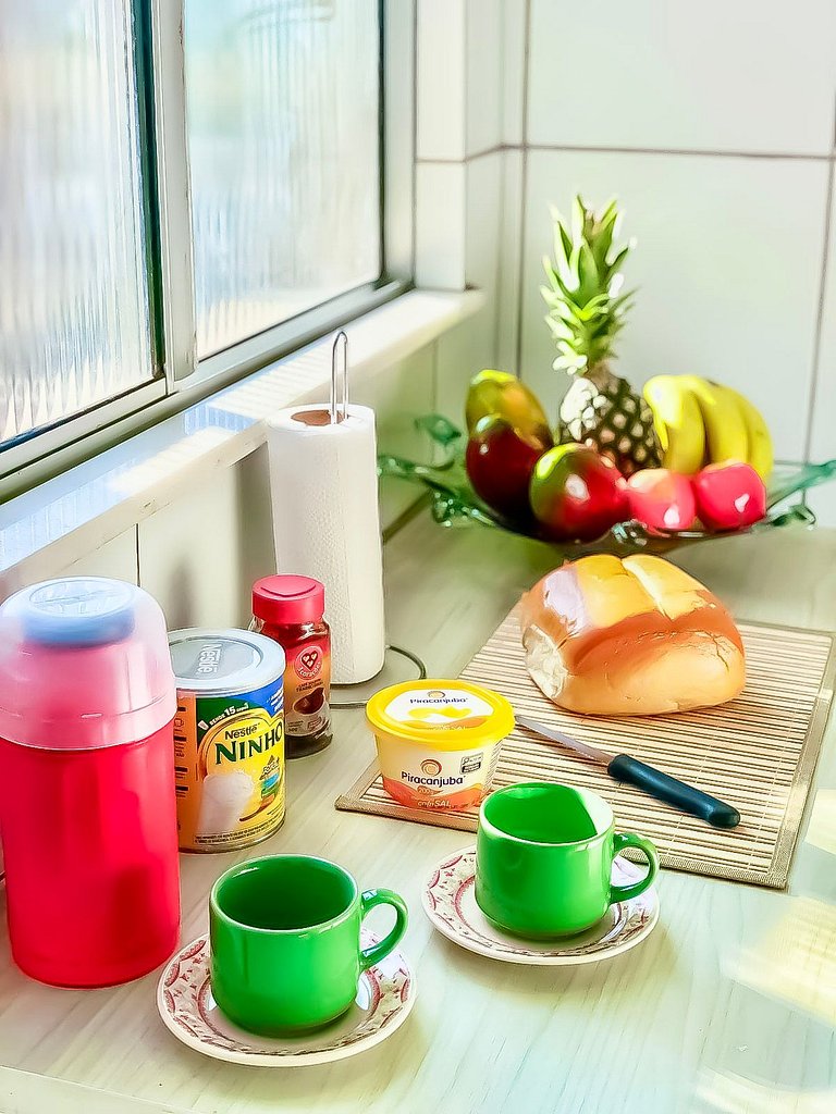 Apê Completo I Wi-Fi e A/C