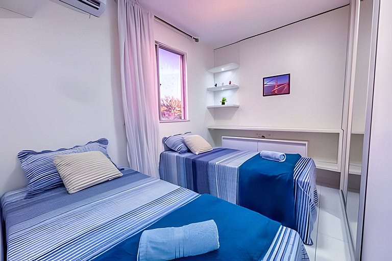 Apê Sofisticado I Wi-Fi e A/C