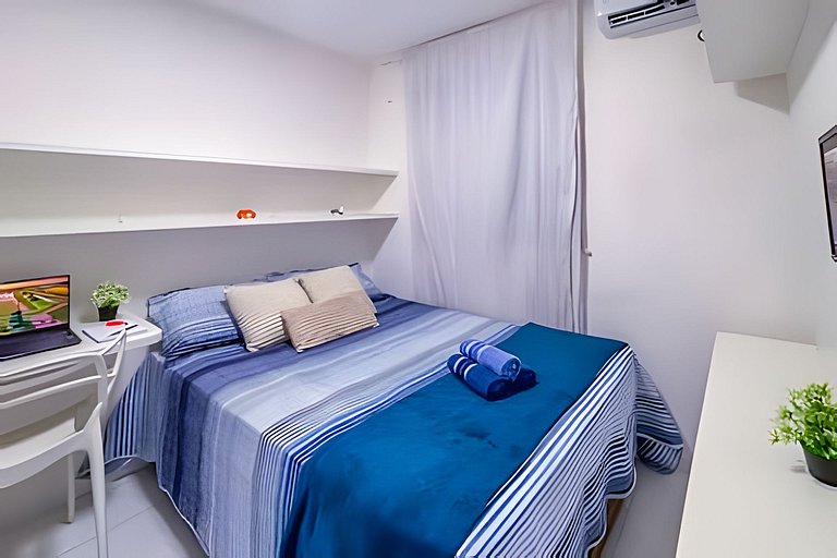 Apê Sofisticado I Wi-Fi e A/C