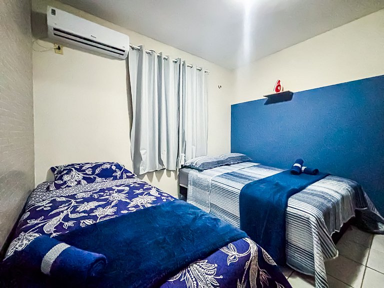 Apê Confortável I Wi-Fi e A/C