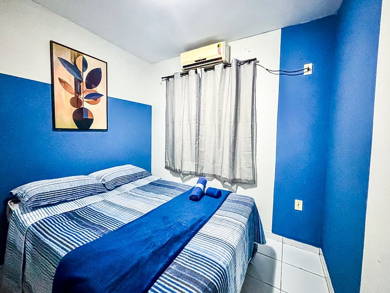 Apê Confortável I Wi-Fi e A/C