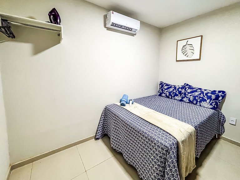 Apê 02 com Wi-Fi I A/C a 3 min. do Mix Mateus